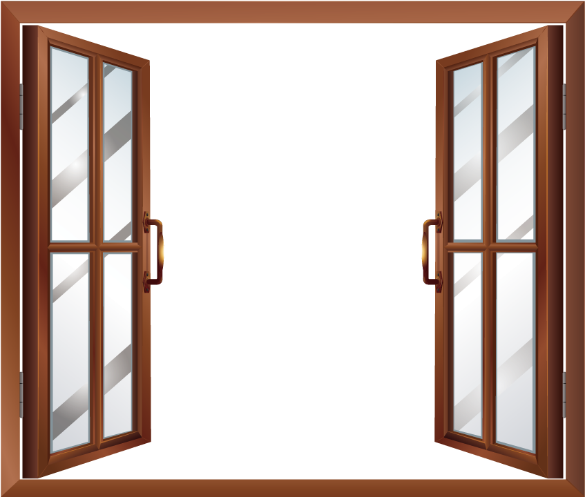 Window House Building Clip Art - Window Vector (1000x1000), Png Download