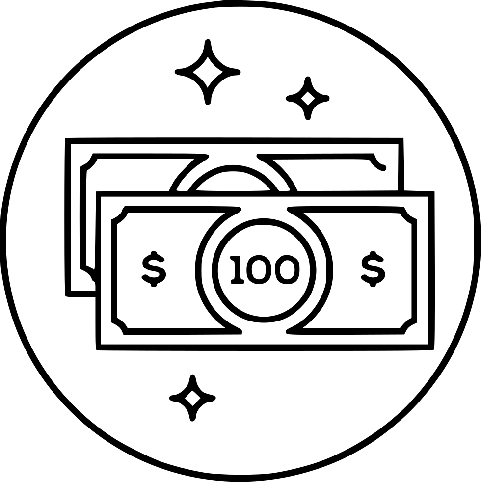 Money Bills Cash Dollars Comments - Circle (980x982), Png Download