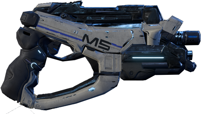 M-5 Phalanx - Mass Effect Andromeda Phalanx (649x374), Png Download
