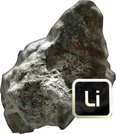 Lithium - Formation Of Lithium Minerals (399x462), Png Download