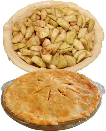 Wood Fired Apple Pie - Apple Pie (400x458), Png Download