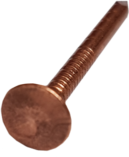 Copper 30mm Clout Nails - Key (1120x1120), Png Download