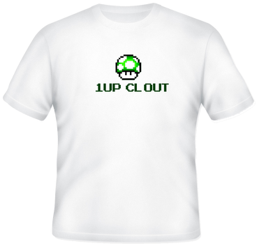Get Your Clout Up With Our Limited Released Clout Tee - Blank White T Shirt Psd (498x398), Png Download
