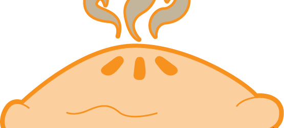 Apple Pie Drawing - Transparent Background Pie Clip Art (555x250), Png Download