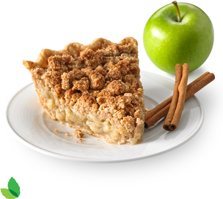 Apple Crumble Pie With Truvía® Brown Sugar Blend And - Crumble (460x553), Png Download