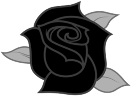 Black Rose Emoji Transparent - Black Rose Cutie Mark (420x420), Png Download