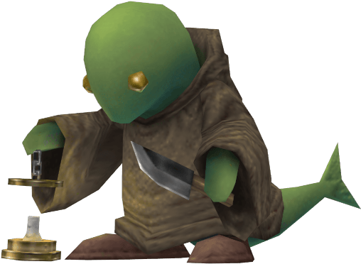 None Make You Want To Throw Your Controller At Your - Final Fantasy Green Guy (515x375), Png Download
