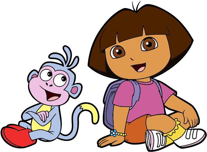 Dora The Explorer Clip Art Images Cartoon - Compartir Dibujo (701x526), Png Download