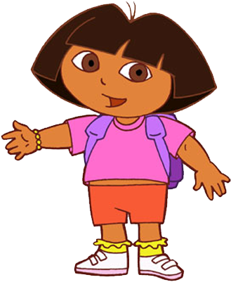 Dora The Explorer (343x410), Png Download