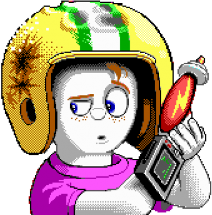 No But The Strange Thing Is The Guy From Wolfenstien - Commander Keen Aliens Ate My Babysitter (420x420), Png Download