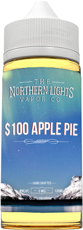 Northern Lights Vapor Co Juice $100 Apple Pie - Electronic Cigarette Aerosol And Liquid (500x500), Png Download