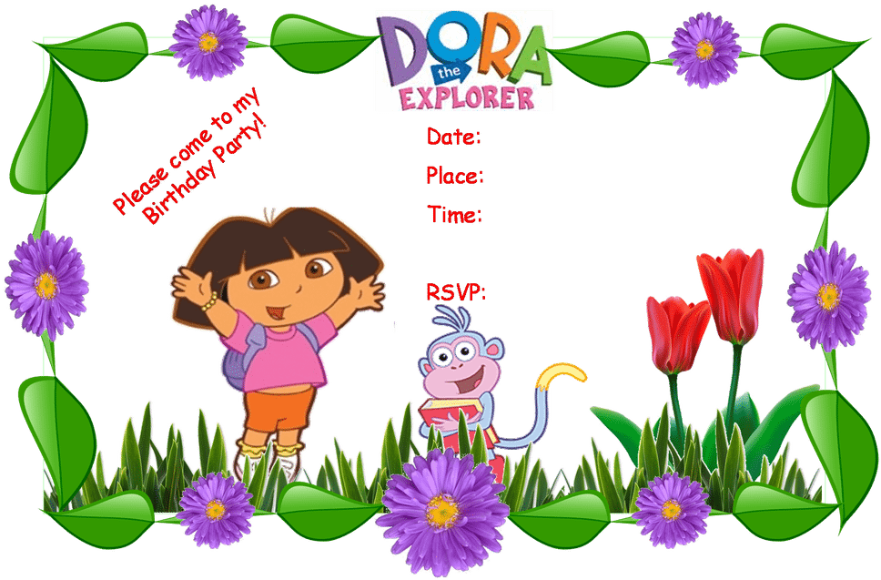 1664 X 2496 Jpeg 336kb Dora The Explprer Template Invitation - Dora The Explorer: The Essential Guide (1100x709), Png Download