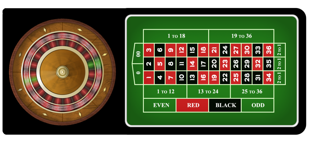 4 1 Roulette Table Wheel Motion - 4 Roulette (1024x463), Png Download