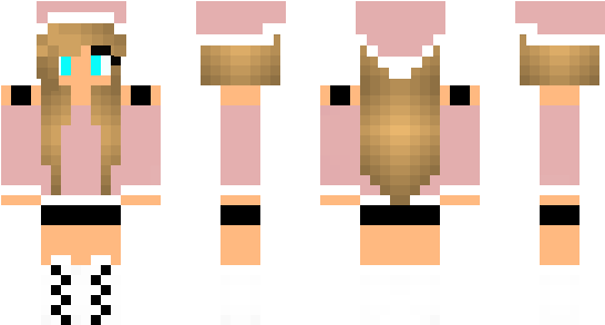 Minecraft Skin Chansey - Graphic Design (600x348), Png Download