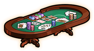 Furniture-poker Table Render - Poker Table (350x350), Png Download