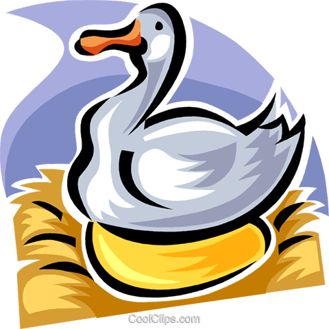 The Goose That Laid The Golden Egg Royalty Free Vector - Goose That Laid The Golden (480x480), Png Download