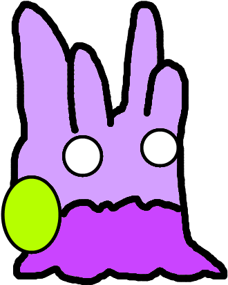 Easter Bunny Rabbit Pink Mammal Vertebrate Purple Clip - Vertebrate (800x600), Png Download