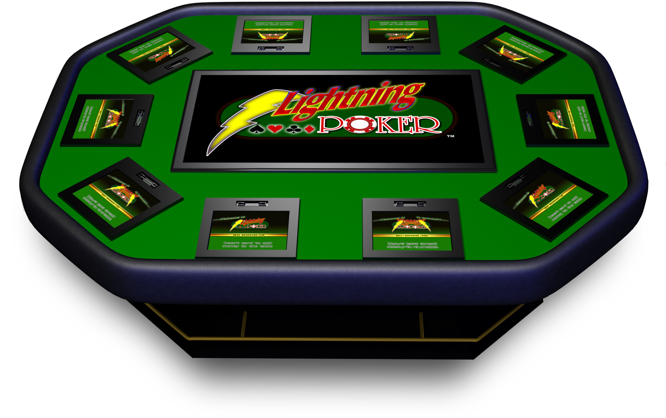 Poker Table (3000x2400), Png Download