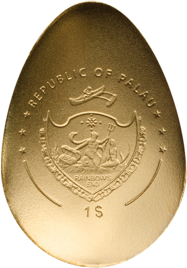 Golden Swan Egg - Egg Coin (910x910), Png Download