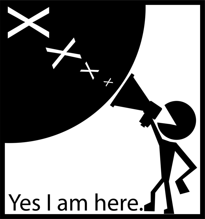 Computer Icons Download Art Megaphone Communication - Symbol Of Someone Talking (702x750), Png Download