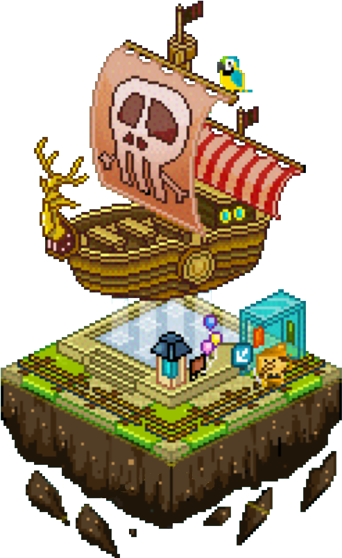 Pirate Ship - Pirate Ship Pixel Art (532x821), Png Download