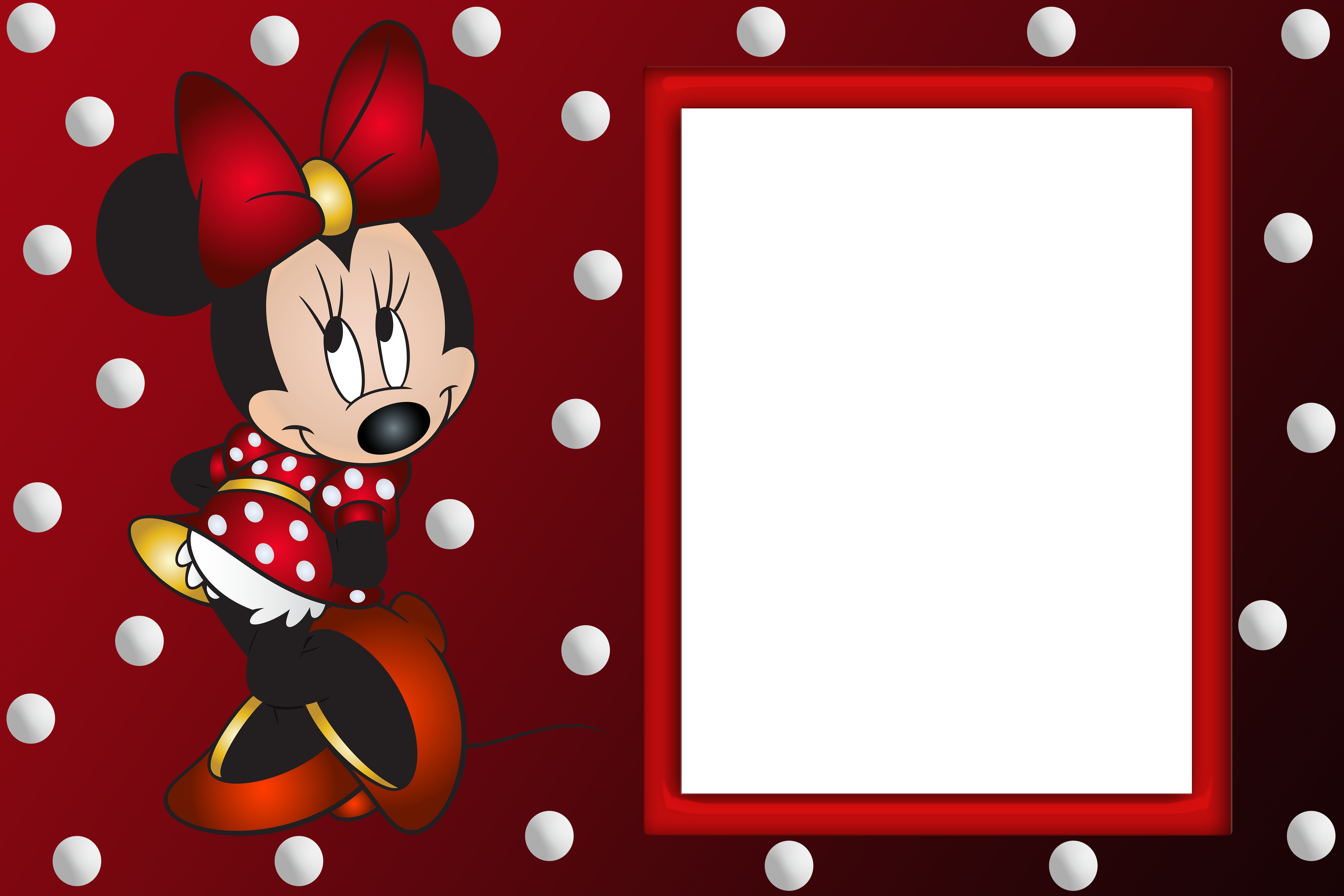 Minnie Mouse Çerçeve Png (6000x4000), Png Download
