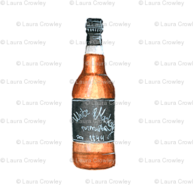 Whiskey Bottle - Beer Bottle (400x400), Png Download