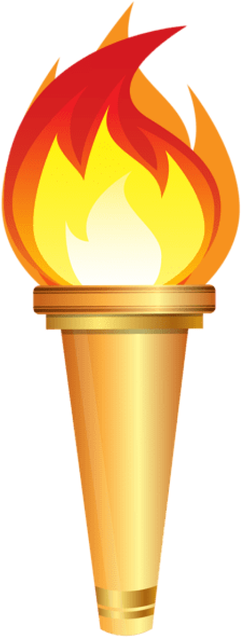 Office Olympics, Senior Olympics, Olympic Themed Party, - Olympic Torch Clipart (225x600), Png Download