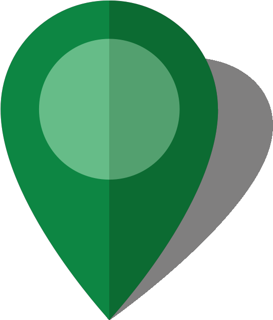 Simple Location Map Pin Icon - Location Pin Green Png (568x640), Png Download