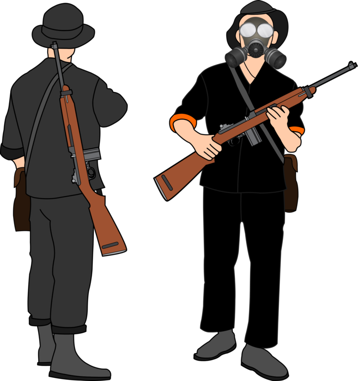Militia Partisan Violin Computer Icons Drawing - Militia Clipart (706x750), Png Download