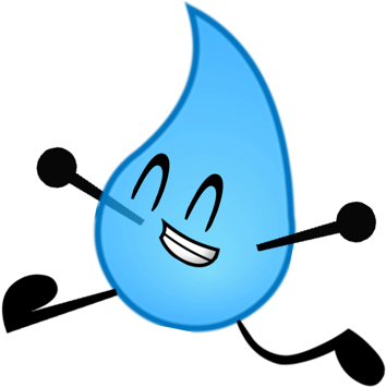 Teardrop H - Bfdi Teardrop (373x371), Png Download