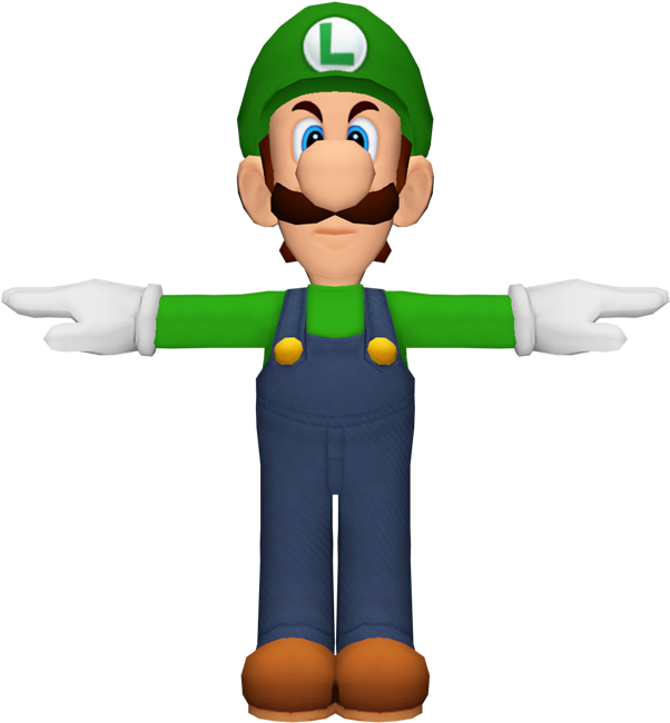 Download Zip Archive - Mario Party 4 Luigi (750x650), Png Download