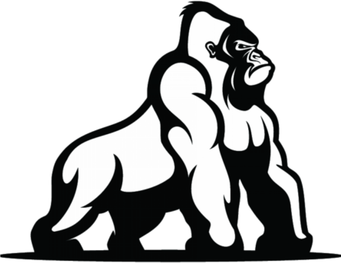 Gorilla Clipart Football - Dicks Out For Harambe Sticker (1112x871), Png Download