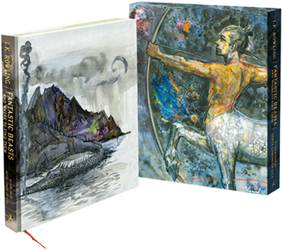 Media Of Fantastic Beasts And Where To Find Them Deluxe - Fantastic Beasts And Where To Find Them Deluxe Illustrated (421x377), Png Download