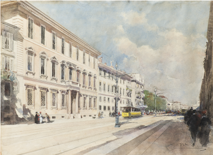 Milano, Corso Venezia - Milan (420x420), Png Download