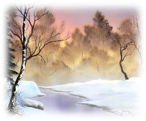 0 38138 37b5dee5 Xl - Paisajes De Nieve En Oleo (500x416), Png Download