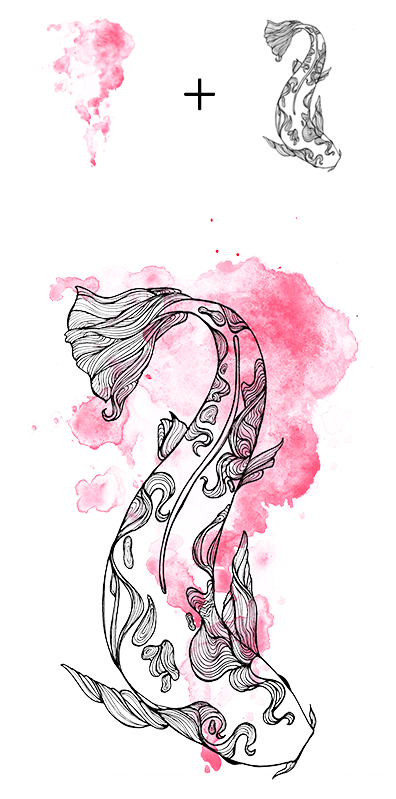 In Japanese, Koi Is A Homophone For Another Word That - Vertebrate (402x827), Png Download