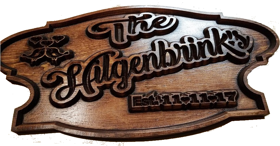 Custom Carved Wooden Signs - Carved Wood Sign (959x499), Png Download
