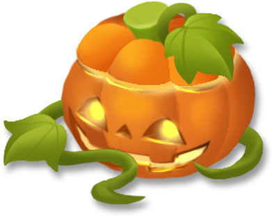 Jack O Lantern - Hay Day Halloween Png (394x394), Png Download