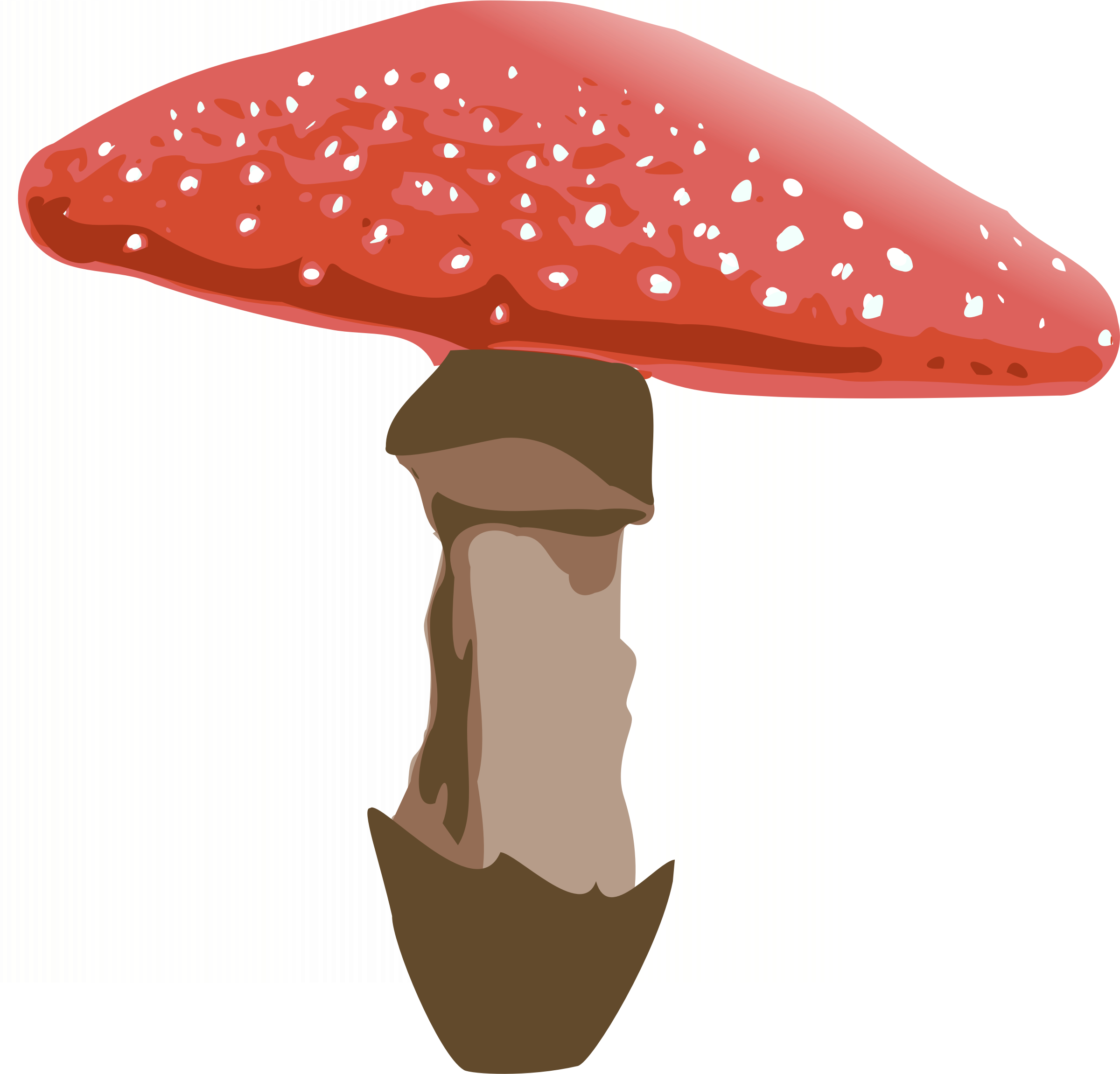 Amanita Muscaria Png File - Alice In Wonderland Mushroom Png (2400x2302), Png Download