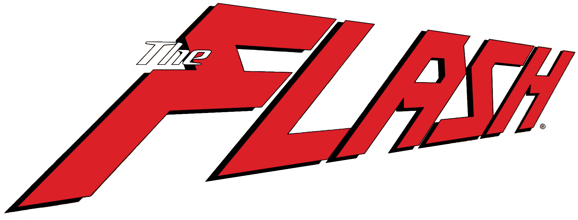 Comic Book Muzzle Flash Clipart - Flash New 52 Title (2000x786), Png Download