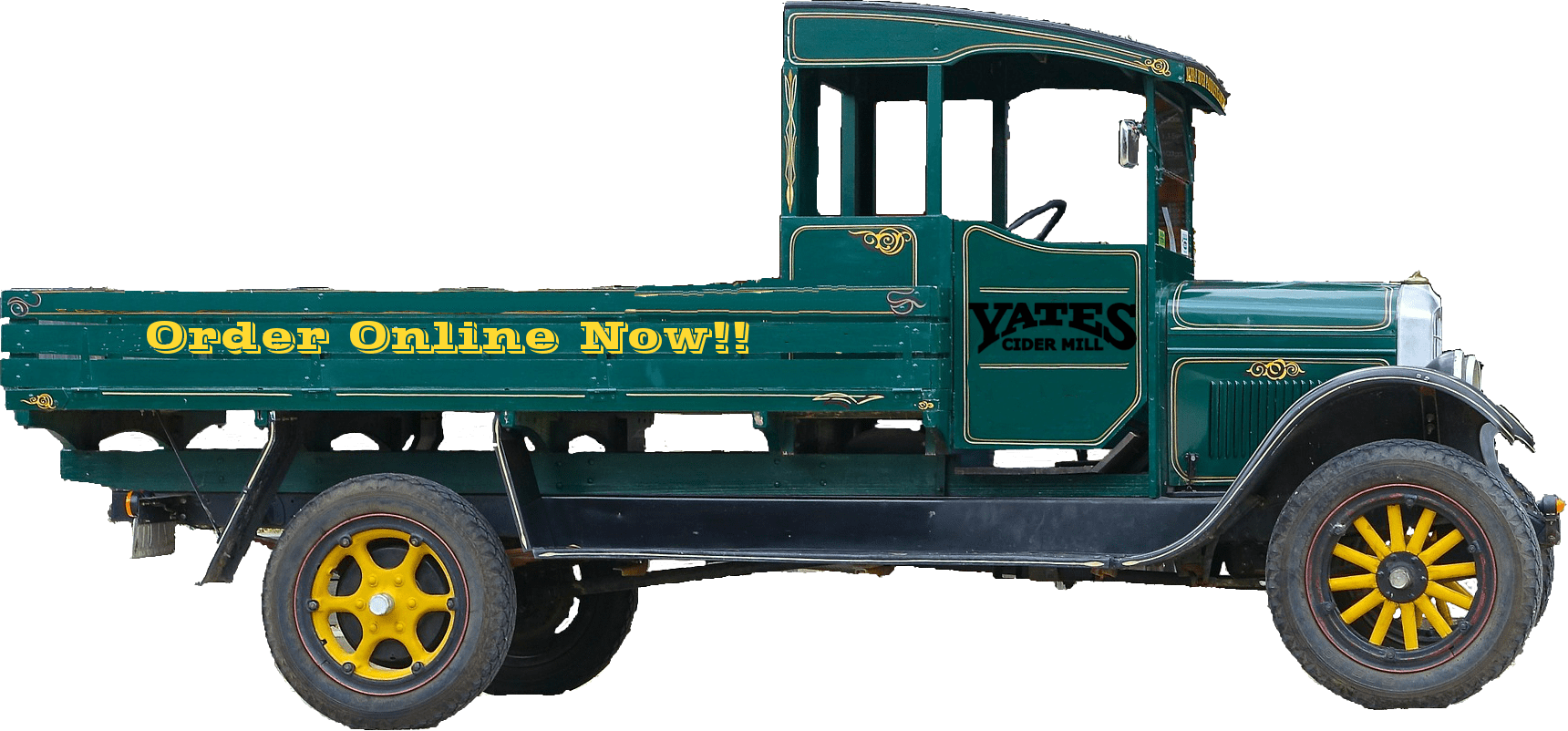 Our Online Store Is - Yates Cider Mill (1720x802), Png Download