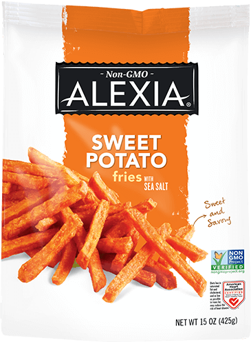 Sweet Potato Fries With Sea Salt - Alexia Sweet Potato Fries (500x500), Png Download