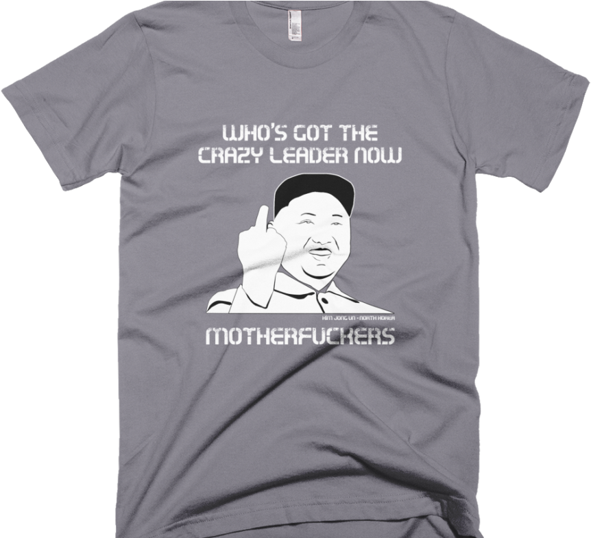 Kim Jong Un T Shirt Gray Large - Kim Jong Un Which Country Has The Crazy Leader Now (924x784), Png Download