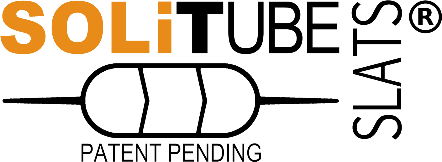 The Solitube™ Slat Product, Exclusively From Slat Warehouse, - Fence (1473x531), Png Download