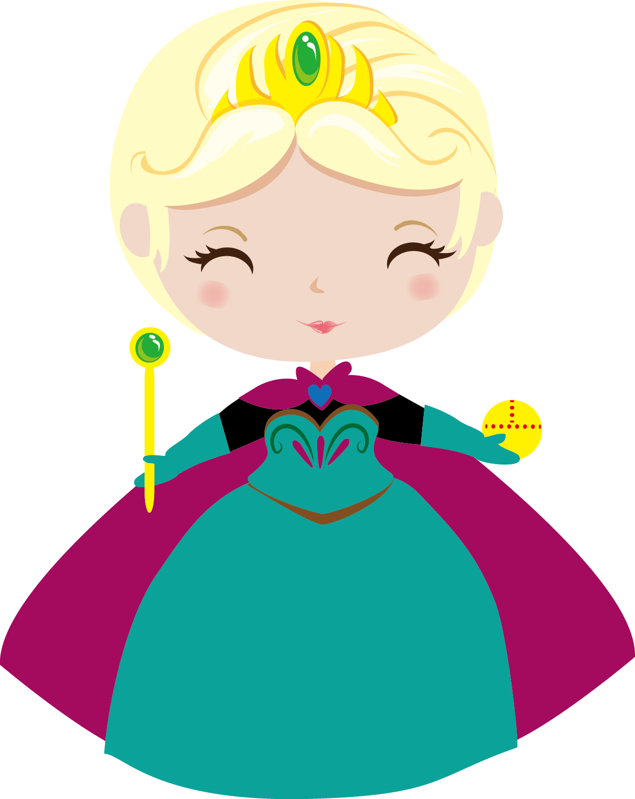 Frozen Clipart Crown - Baby Disney Princess Clipart (1235x1553), Png Download