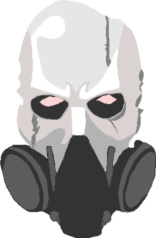 Picture Library Pixilart Skull By Chaoswander - Creative Gas Mask Modern (900x1400), Png Download