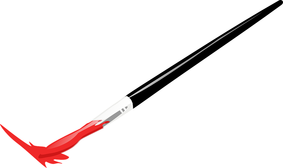 Paint Brush Png - Art Paint Brush Png (960x572), Png Download