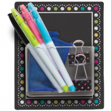 Clingy Thingies Storage Pocket Chalkboard Brights - Whiteboard (380x380), Png Download