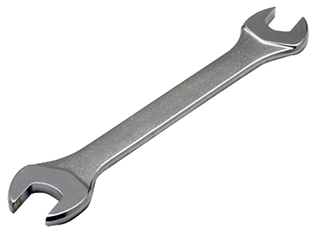 W1 6 7mm Open End Wrench - Open Ended Spanner Png (420x310), Png Download